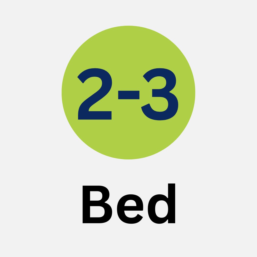 2-3 Bed